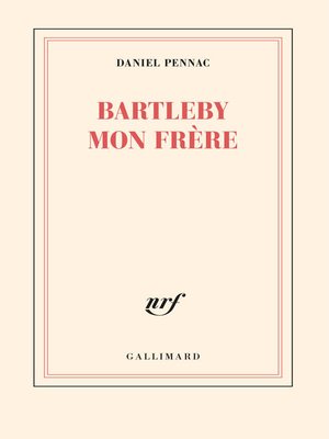 cover image of Bartleby mon frère
